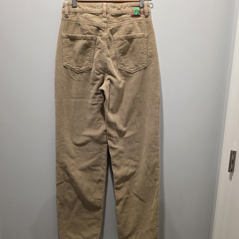 Empyre Y2K Beige Corduroy High Rise Jeans Skate Pants Size 0 - Picture 5 of 9